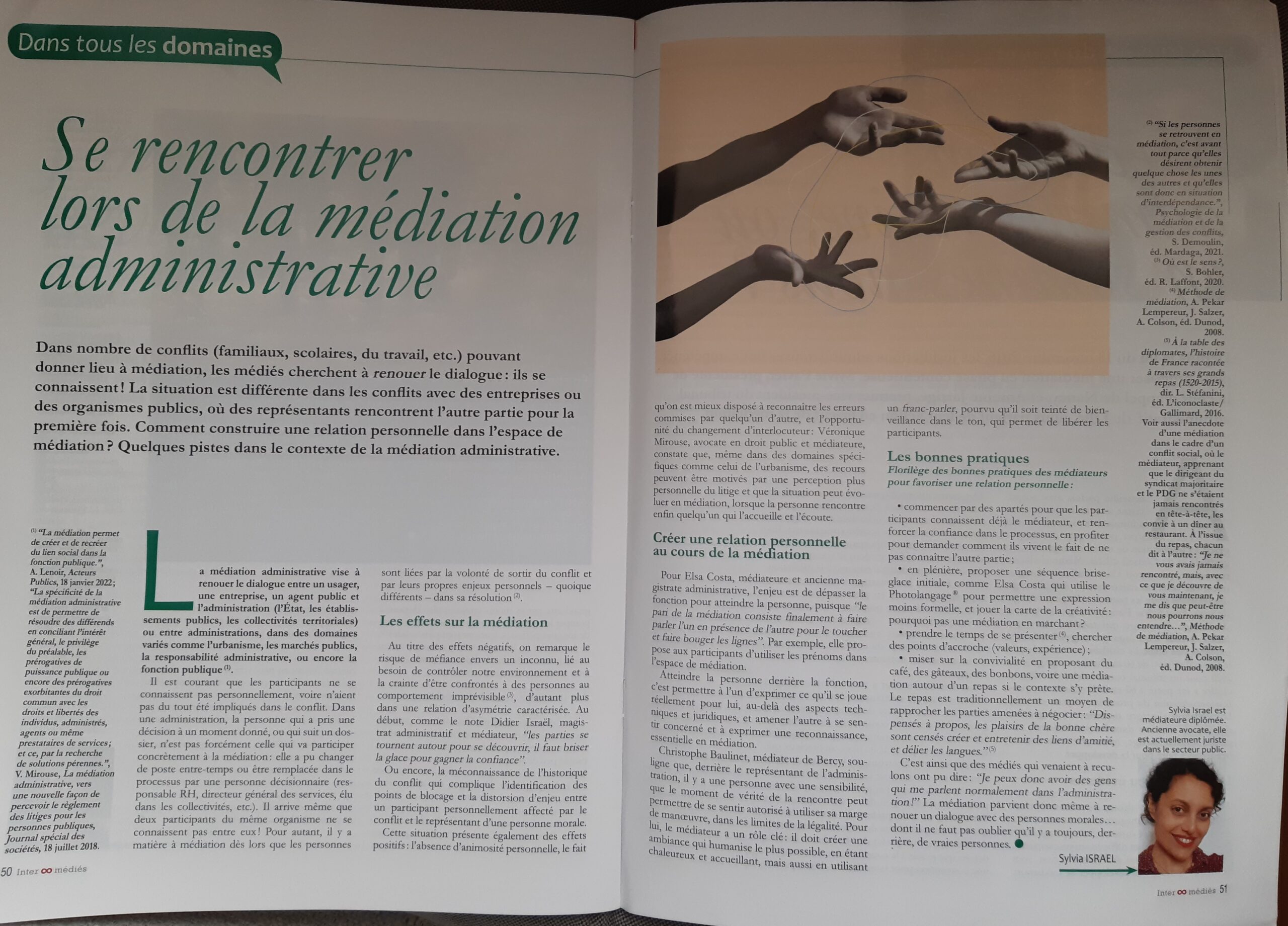 Quand les parties en médiation ne se sont jamais rencontrées avant